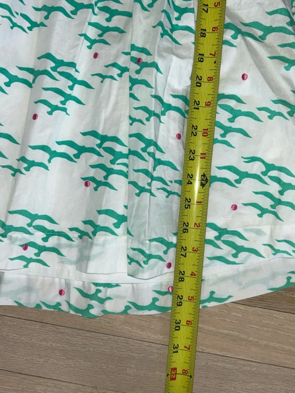 Lily Pulitzer Rockabilly Halter Marissa Flock of seagulls Sundress teal/white - Picture 11 of 14